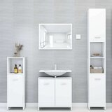  4-dijelni set kupaonskog namještaja od iverice bijeli | shoptok.hr