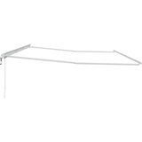 Nadstrešnica Ručna Bijelo 6 × 3 5 m Metal | shoptok.hr