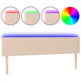  The Living Store LED posteljno vzglavje kapučino 180x5x78/88 cm umetno usnje - LED Vzglavje, (21453796) | Shoptok.si