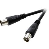 SpeaKa Professional Antenski priključni kabel [1x antenski vtikač 75 - 1x antenski vtičnica 75 ] 10.00 m 75 dB črn (20432192) Cene