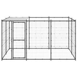  Vanjski kavez za pse s krovom čelični 7 26 m² | shoptok.hr