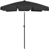  Suncobran za plažu crni 180 x 120 cm Cijene