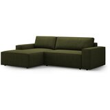 Micadoni Tamno zelena sklopiva kutna garnitura od bouclé tkanine (s lijevim kutom) Jodie – Home | shoptok.hr