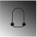 WALLXPERT metalna zidna kuka crna boja frog | ePonuda.com