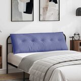 vidaXL Poglavni vzglavnik Jeans modra 140 x 19 x 50 cm blago | Shoptok.si