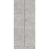 Ormarić za knjige boja betona 82,5 x 30,5 x 185,5 cm drveni | shoptok.hr
