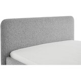 Meise Möbel Svijetlo sivi tapecirani bračni krevet s prostorom za odlaganje s podnicom 140x200 cm Primo – | shoptok.hr