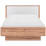 XORA postelja 120 cm x 200 cm , leseni material bela, barve hrasta | Shoptok.si