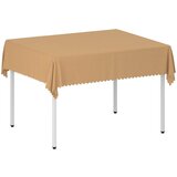  Tkanina za stol 5 kom. Pravokutni Bež 140 x 160 cm | shoptok.hr