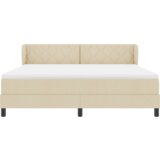Box Spring Krevet s Madracem Krem 180x200 cm Tkanina | shoptok.hr