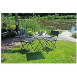 Garden Pleasure Siva vrtna jedilna garnitura Ventana – | Shoptok.si
