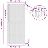  Venecijanska roleta Svijetlo smeđa s uzorkom 213 x 80 cm PVC - Svjetlosmeđa 80 x 213 cm | shoptok.hr