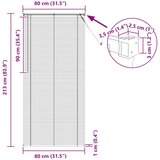  Venecijanska žaluzija Svetlo rjava z vzorcem 213 x 80 cm PVC, (5000178376) | Shoptok.si