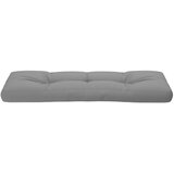  Jastuk za palete sivi 120 x 40 x 12 cm od tkanine | shoptok.hr