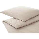 Elegante posteljnina 140/200 cm žakar sivobež | Shoptok.si