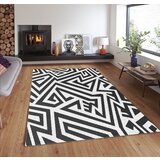 Sa gumenom podlogom 140x220cm - geometric crno-beli, TG-3121