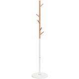 vidaXL Stojalo za plašče belo 172 cm železo s prašnim premazom, (21244695) | Shoptok.si