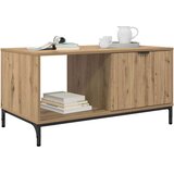 vidaXL Klubska miza artisan hrast 90 x 49 x 46 cm Konstruiran les | Shoptok.si