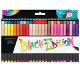  BRUSHPEN 50BOJA BLACK EDITION FABER CASTELL 116454 BLISTER | Shoptok.si