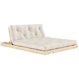 Karup Design Bež lanena raztegljiva sedežna garnitura 145 cm Flip – | Shoptok.si