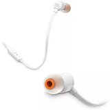 JBL tune 110 in-ear slušalke z mikrofonom, bele Cene