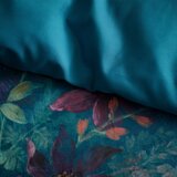 Catherine Lansfield Plavozelena posteljina za bračni krevet/za produženi krevet od samta 230x220 cm Bridgerton Romantic Floral – | shoptok.hr