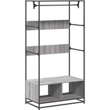 vidaXL Ormar boja sivog hrasta sonome 90x50x180 cm konstruirano drvO | shoptok.hr