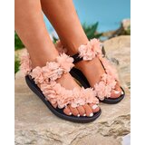 Resti Powder women's sandals with flowers Alferroy | Shoptok.si