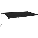 vidaXL Ročno zložljiva tenda 600x350 cm antracitna, (20760103) | Shoptok.si
