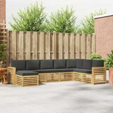 Set vanjskih sofa 8 pcs Bijela i antracit 310 x 191,5 x 73 cm | shoptok.hr
