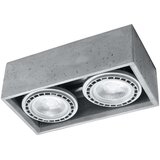  Sollux SL.0884 - Plafonska svetiljka QUATRO 2xGU10/40W/230V beton | Eponuda.com
