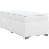 vidaXL Krevet s oprugama i madracem bijeli 100x200 cm od umjetne kože | shoptok.hr