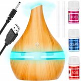 Malatec 4v1 LED RGB vlažilec zraka difuzor 300ml + 3 eterična olja, (20372991) Cene