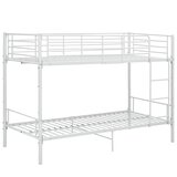  Krevet na kat bijeli metalni 90 x 200 cm | shoptok.hr