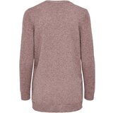 Only Pletena jopa 'Lesly' rjasto rjava / staro roza | Shoptok.si