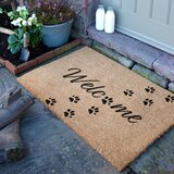 Artsy Doormats Predpražnik iz kokosovih vlaken 60x90 cm Welcome Paws – | Shoptok.si