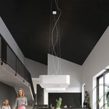 Nice Lamps Bijela viseća svjetiljka s tekstilnim sjenilom Piano – | shoptok.hr