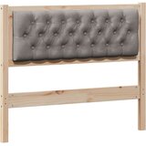  Uzglavlje Ostalo Smeđa i taupe 100 cm Masivna borovina | shoptok.hr