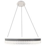  LED prigušiva luster na sajli LED/80W/230V 3000-6500K bela + daljinski upravljač | Eponuda.com