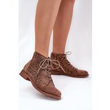 S. BARSKI Low Ankle Boots With Perforated Pattern S.Barski | Shoptok.si