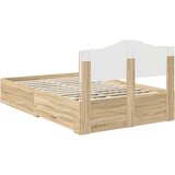  Konstrukcija postelje Sonoma hrast 120 x 200 cm Konstruiran les, (5000102096) | Shoptok.si