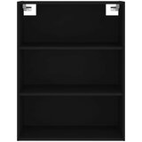  Visoka komoda crni 69,5x34x180 cm konstruirano drvo | shoptok.hr