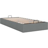 vidaXL Otomanski posteljni okvir brez vzmetnice siv 90x190 cm blago | Shoptok.si