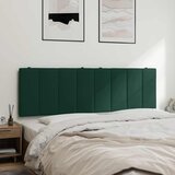  Jastuk za uzglavlje Hanko tamnozeleni 160 cm baršunasti | shoptok.hr