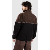 Iriedaily Monte Noe Troyer Half-Zip Pulover iz flisa dark coffee | Shoptok.si