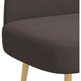  Oblikovana klupa s naslonjačem Tamno smeđa 110 x 60 x 76 cm | shoptok.hr