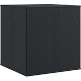  Kutija za vrtne jastuke od PE ratana 100 x 97,5 x 104 cm crna | Eponuda.com
