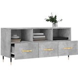 TV ormarić boja betona 102 x 36 x 50 cm od konstruiranog drva | shoptok.hr
