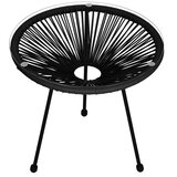  Vrtni stol, crni 50 x 40 x 40 cm | shoptok.hr