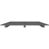  Posteljni okvir siv 90x190 cm trdna borovina, (20726786) | Shoptok.si